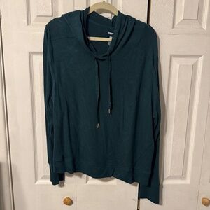 Sonoma Deep Teal Lightweight Hooded Sweater - Size XXL